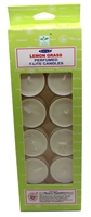 Satya Tea Light Scented Candle - Lemongrass - Pack of 12