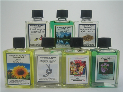 R.U. - Fragancia de Aceite, Scented Oils (Dozen) - Assorted