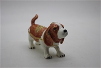 Dog Basset hound Trinket Box 2" TRNK-5041