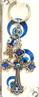 Evil Eye Rosery Pendant/Charm 4" Model YSK1715