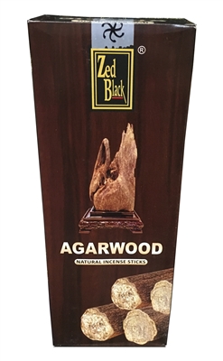 Zed Black - Agarwood Incense Sticks (Box of 6 packs of 20 sticks)
