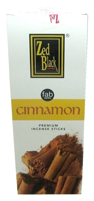 Zed Black - Cinnamon Incense Sticks (Box of 6 packs of 20 sticks)