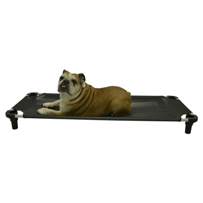 4 Legs 4 Pets  22" x 22" x 5" Small Premium Square Elevated Dog Bed Cot