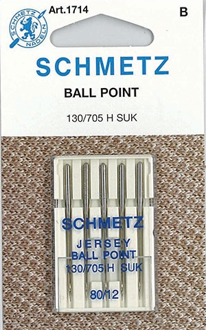 SMN-1714 Ball Point Jersey Needle 80/12