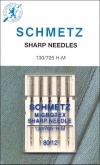 SMN-1730 Schmetz Microtex (sharp) Needles