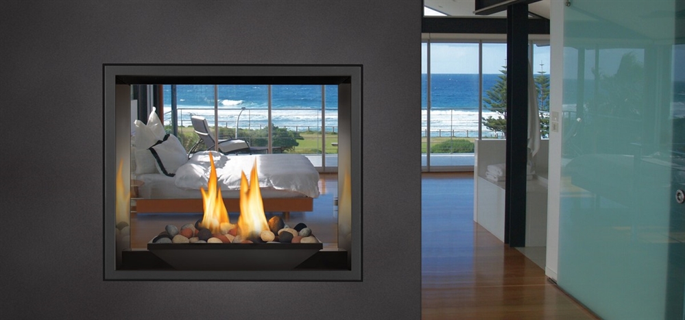 Napoleon HD81 double sided fireplace