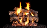 Peterson Real Fyre Vented Gas Log Set Gnarled Split Oak