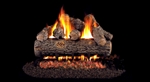 Peterson Real Fyre Vented Gas Log Set Golden Oak Designer Plus