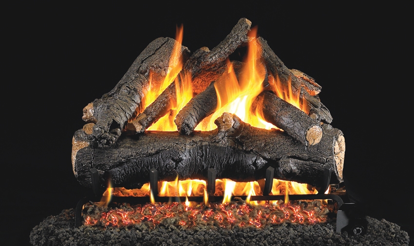 Peterson Real Fyre Outdoor Gas Log Set American Oak