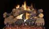 Peterson Real Fyre Outdoor Gas Log Set Charred Grizzly Oak