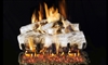 Peterson Real Fyre Vented See-Thru Gas Log Set Mountain Birch