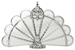 Uniflame Pewter Finish Ornate Fan Screen