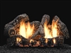 White Mountain Hearth by Empire Vent Free Gas Log Set Super Charred Oak