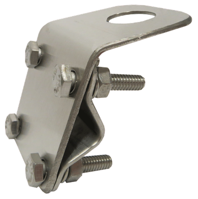 ATVO14-3/4  Mirror/Clamp-On Antenna Bracket 3/4" Hole 120 Deg Angle