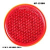 GP-13380 GLASS REFLECTOR LENS - RED - KING BEE - FORD GP - DODGE