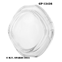WWII LOUVRE LIGHTS TAIL LIGHT CLEAR GLASS LENS GP-13436