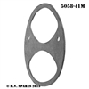 WWII MOTORCYCLE LOUVRE LIGHTS TAIL LIGHT GASKET 5058-41M HARLEY DAVIDSON WLA INDIAN 640 INDIAN 741