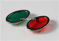 Harley Davidson 71341-39 Green Lens & Harley Davidson 71342-39 Red Lens WLA  WLC  UL  EL  Harley Davidson WWII Military Models 1941-1952