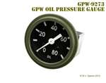 MILITARY WWII JEEP MB GPW GAUGE ï¿½ OIL PRESSURE ï¿½ FORD GPW GPW-9273