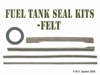 MILITARY WWII JEEP MB GPW KIT - TANK SEAL - FELT - FORD GPW TYPE MVK-1028