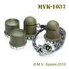 MILITARY WWII JEEP MB GPW DASH LAMP SHIELD SET MVK-1037 www.mvspares.com  ARMY JEEP PARTS