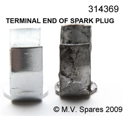 MILITARY WWII JEEP MB GPW TERMINAL - END OF SPARK PLUG 314369 ARMY JEEP PARTS