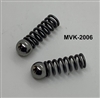 WWII JEEP PARTS, MVK-2006  SPRING - POPPET TRANSMISSION 635837 & POPPET BALL 635838 - set of 2 MB GPW M.V.SPARES www.mvspares.com