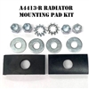 MILITARY WWII JEEP WILLYS MB FORD GPW A-4413 RADIATOR MOUNTING PAD KIT ARMY JEEP PARTS