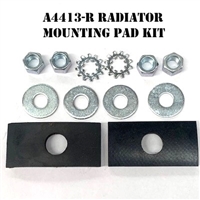 MILITARY WWII JEEP WILLYS MB FORD GPW A-4413 RADIATOR MOUNTING PAD KIT ARMY JEEP PARTS