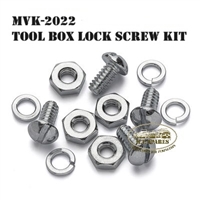 WWII JEEP PARTS MVK-2022 TOOL BOX LOCK SCREW KIT MB GPW M.V. SPARES www.mvspares.com  ARMY JEEP PARTS