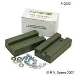 MILITARY WWII JEEP MB GPW HOOD BLOCK SET - RUBBER A-2922