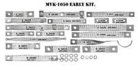 WWII JEEP PARTS, MB GPW BOND STRAP, WWII EARLY RADIO BOND STRAP KIT  ARMY JEEP PARTS