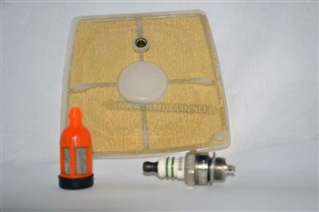STIHL 041 TUNE UP KIT, INCLUDES AIR FILTER, SPARK PLUG AND FUEL FILTER