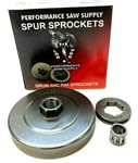 2 PIECE PRO 3/8" SPROCKET FITS ECHO CS451 CS452 CS500 CS550 CS510 CS600 CS610