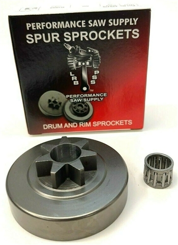 SOLO 662, 667 PRO SPUR SPROCKET 3/8" PITCH, 7 TOOTH DRIVE FREE NEEDLE BEARING