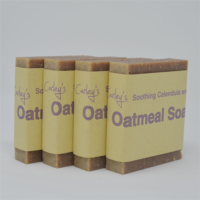 Carley's Oatmeal Soap For a soothing experience(4 bars)