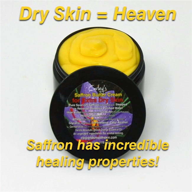 Dry Damaged Skin? Saffron Butter Cream Moisturizer