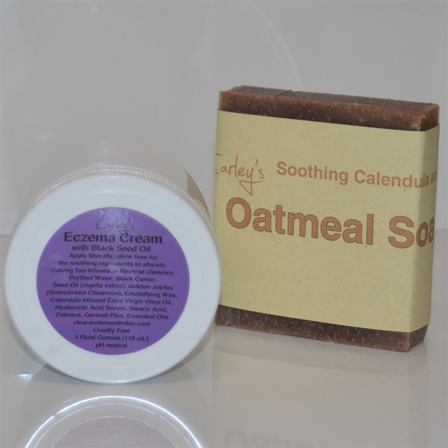 Carley's Soothing Eczema Cream with Oatmeal Soap