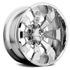 Hostile Hammered Custom Diesel Truck Wheel - 8 Bolt