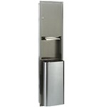 Bradley #234-00 Towel Dispenser & Waste Receptacle- Recessed