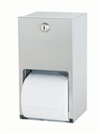 Bradley # 5402 Dual Roll Toilet Tissue Dispenser