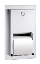 Bradley #5412 Dual Roll Toilet Tissue Dispenser