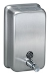 Bradley #6562 Liquid Soap Dispenser- Vertical Tank