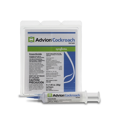 Advion cockroach gel bait is high-performing bait product targeting all pest species of cockroaches.