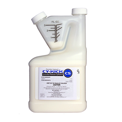 BASF - Cy-Kick CS Controlled Release Cyfluthrin is the multi-use insecticide designed for professionals. It dishes out 90 days of full-throttle, broad-spectrum killing power, controlling insects inside and outside, on the toughest areas and surfaces.