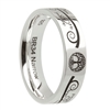 Sterling Silver "Tree of Life" Celtic Wedding Ring 7.2mm