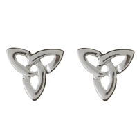 Sterling Silver Small Trinity Knot Celtic Stud Earrings