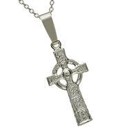 sterling Silver Mini Duleek Celtic Cross 18mm