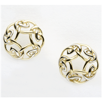 10k Yellow Gold Celtic Stud Earrings