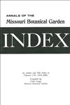 Index to Volumes 1 through 55 (1914-1968) of the Annals of the Missouri Botanical Garden